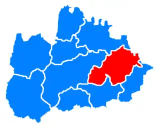 Кальваря-Зебжидовска на карте