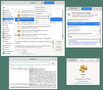 Скриншот программы PackageKit