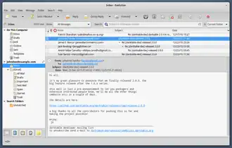 Скриншот программы Evolution