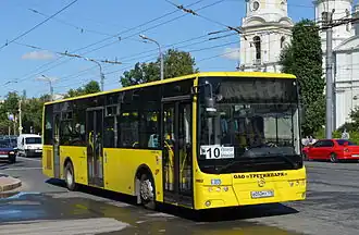 Golden Dragon XML6125CR АО «Третий парк», социальный маршрут № 10, 2012 год