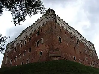 Вид замка с северо-восточной стороны