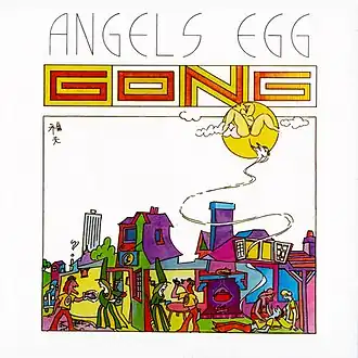 Обложка альбома Gong «Angel’s Egg» (1973)
