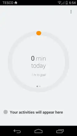 Скриншот программы Google Fit