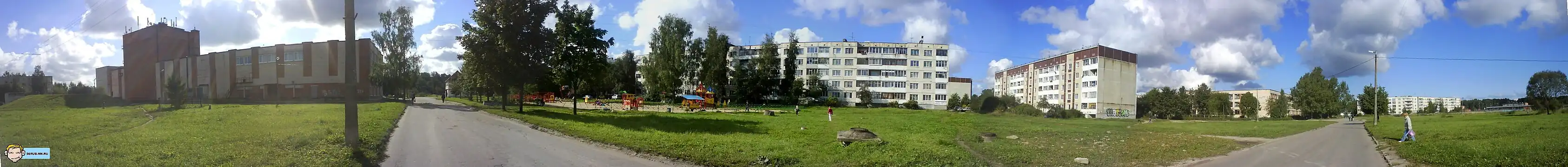 Панорама «Дворец культуры — школа»