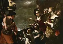 Давид с головой Голиафа. Ок. 1610 г. Холст, масло. Палаццо Феррари, Генуя