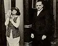 С Дороти Далтон в фильме «Зелёные глаза[англ.]» (1918)