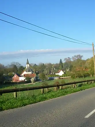 Вид на церковь