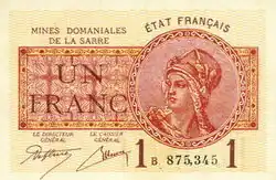 1 франк 1923 года