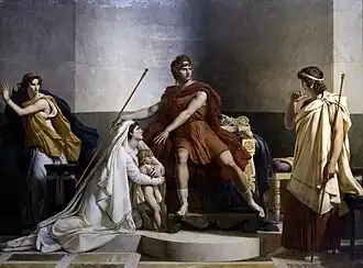 Андромаха и Пирр. 1810. Холст, масло. Лувр, Париж