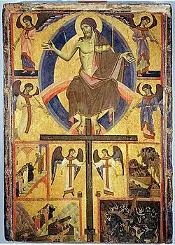 Страшный суд. 1280-е годы. Дерево, темпера. Гроссето