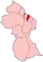 Демерара-Махайка на карте