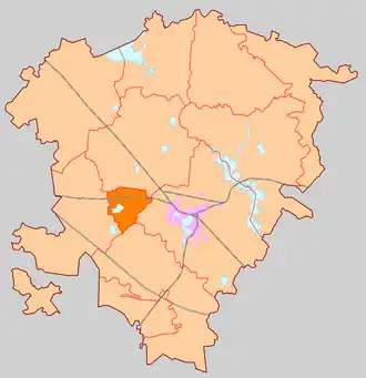 Гузятинское сельское поселение на карте