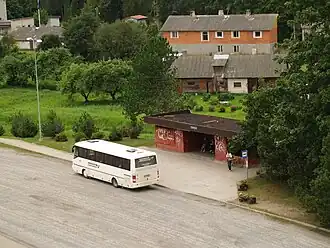 Автобусная остановка «Häädemeeste» в 2012 году