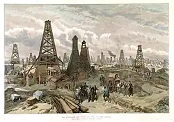 Нефтяные скважины Баку (1886)