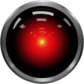 Знаменитый глаз камеры HAL 9000 в представлении художника