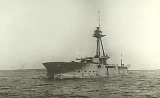 HMS Abercrombie, июль 1915 года.