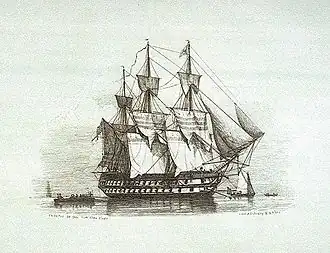 HMS Canopus, конец 1840-х годов
