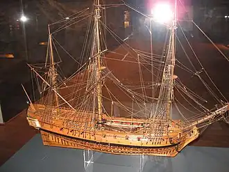 HMS Tartar, модель