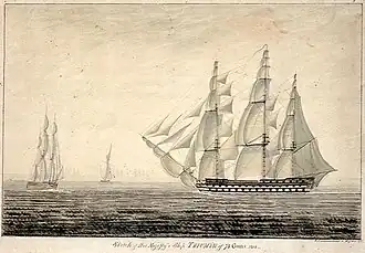 HMS Triumph, 1808