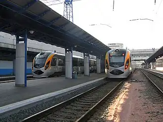 HRCS2-004 и 002 на станции Киев-Пассажирский