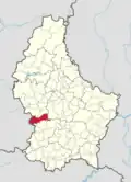 Расположение коммуны на карте Люксембурга