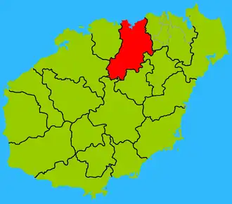 Чэнмай на карте