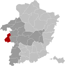Расположение муниципалитета на карте провинции