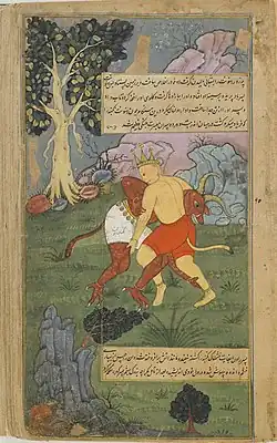 Сражение Ханумана и Никумбхи