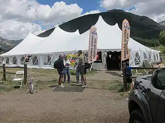 Штаб пробега в Силвертоне, Колорадо (2011)