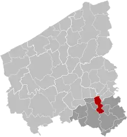 Расположение муниципалитета на карте провинции