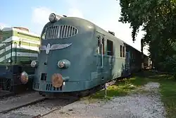 Дизель-поезд «Hargita», сохранённый в Будапештском железнодорожном музее