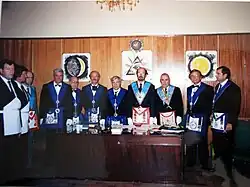 Первые работы ложи «Гармония» № 698 ВНЛФ в Москве, 7 сентября 1992 года