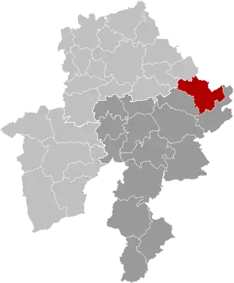 Авланж на карте