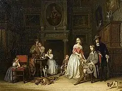 Inspecting the day's bag