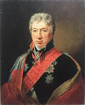 портрет работы Г. Швенке, после 1818 г.