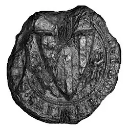 Печать Хенрика Кёсеги, бана Славонии, 1273 год