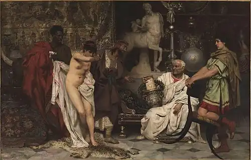 Генрих Семирадский. «Женщина или ваза?», 1878 г.