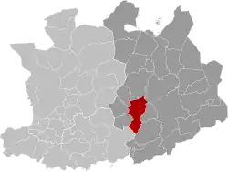 Расположение муниципалитета на карте провинции