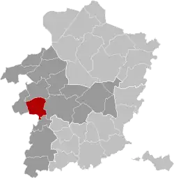 Расположение муниципалитета на карте провинции