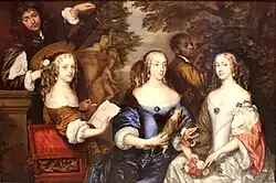 Музыкальное общество (Музицирующие дочери короля Карла I). Музей герцога Антона Ульриха, Брауншвейг