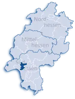 Майн-Таунус на карте