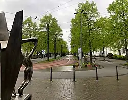 Хойбесштрассе у вокзала Бенрат