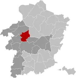 Расположение муниципалитета на карте провинции