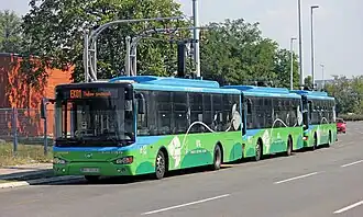 Электробусы Chariot Elbus (Higer KLQ6125GEV3) на маршруте № ЕКО1