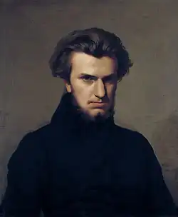 На портрете кисти Фландрена (1834)