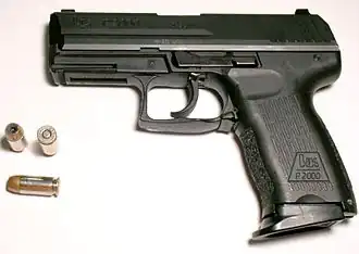 Heckler & Koch P2000 с патронником под калибр .40 S&W