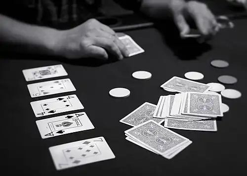 Игра в Texas hold’em, самый популярный вид покера