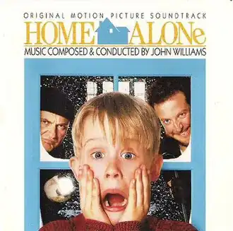 Обложка альбома Джона Уильямса «Home Alone: Original Motion Picture Soundtrack» (1990)