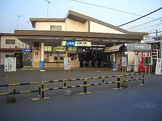 Вид на здание станции