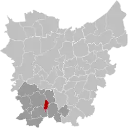 Расположение муниципалитета на карте провинции